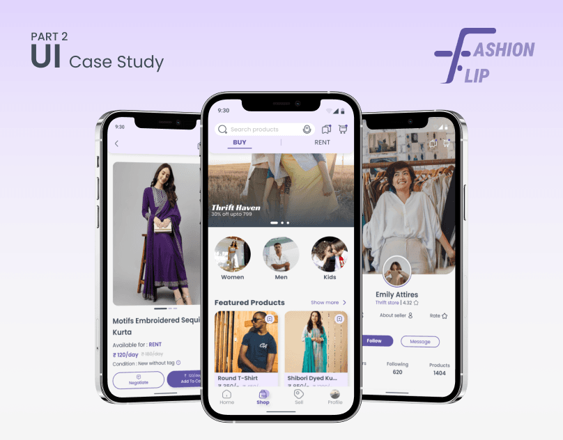 Fashion Flip UI Case Study